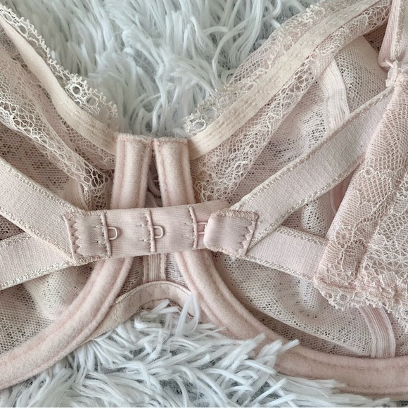 Freya Lingerie Plunge Bra Pastel Pink Unlined Underwire 30I AA1011Pel - Picture 8 of 11